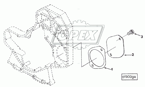 DF9000-01 Передняя зубчатая передача